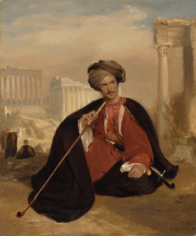 Charles Lenox Cumming-Bruce in abito turco da Andrew Geddes